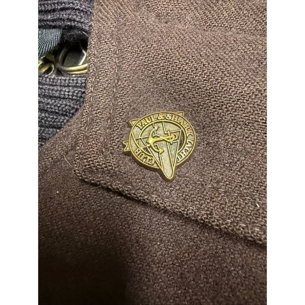 Vintage Paul & Shark Wool Yacht Club Lined Bomber Jacket Made in Italy Sz Small - Picture 11 of 12